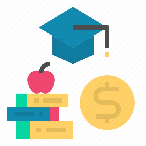 Tuition, cost, education, business, cash, dollar, book icon - Download on Iconfinder