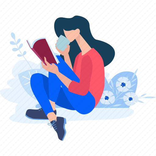 Education, reading, book, bookstore, school, library, bestseller illustration - Download on Iconfinder