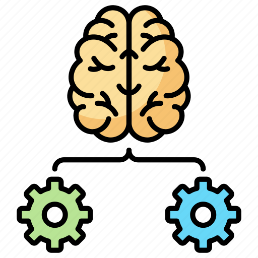 Brain, gears, education, books, study, idea, book icon - Download on Iconfinder