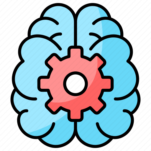 Brain, gears, thinking, think, human, gear, options icon - Download on Iconfinder