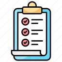 checklist, to do, task, report, clipboard, check, schedule