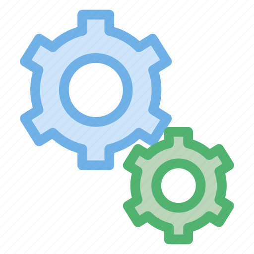 Cogwheels, configuration, gears, interface, settings, three, wheels icon - Download on Iconfinder