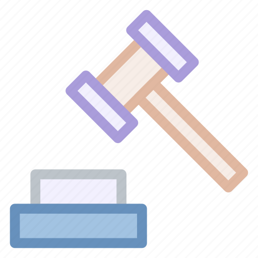 Court, gavel, hammers, judge, mace, trial icon - Download on Iconfinder