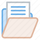 document, documents, file, files, folder, open, variant 