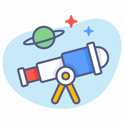 Astronomy, universe, planet, galaxy, science, telescope icon - Download on Iconfinder