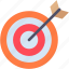 goal, target, arrow, purpose, impact 