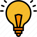 idea, light, bulb, lights, invention