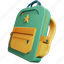 backpack, bag, education, luggage, school, study 