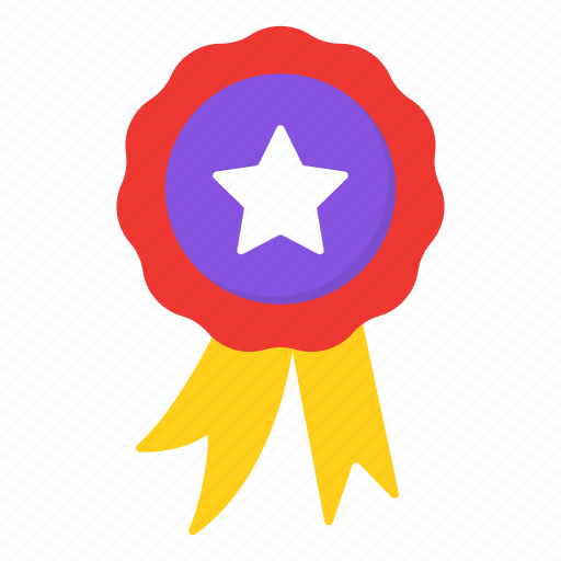 Badge, reward, star, prize icon - Download on Iconfinder