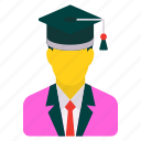 student, graduation, avatar, education