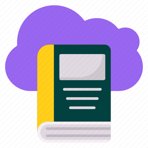 Cloud, library, weather, reading, rain, education icon - Download on Iconfinder