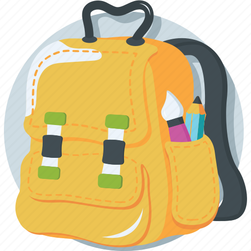 Backpack, bag, books, rucksack, school bag icon - Download on Iconfinder