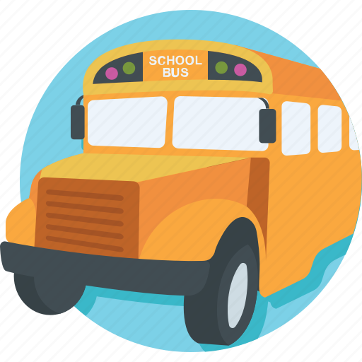 Autobus, bus, school bus, transport, vehicle icon - Download on Iconfinder