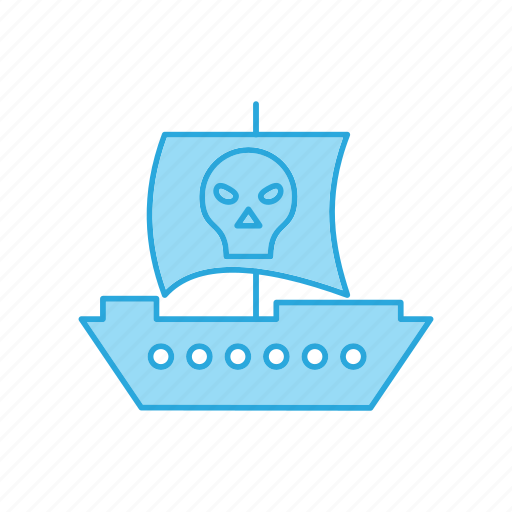 Pirate, ship, skull icon - Download on Iconfinder