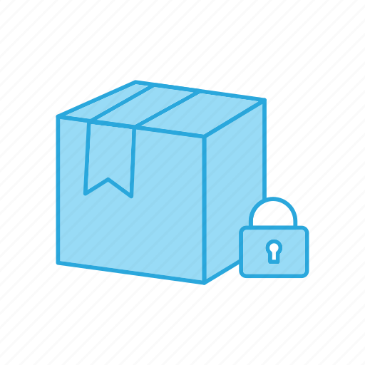 Box, package, padlock, secure, security icon - Download on Iconfinder