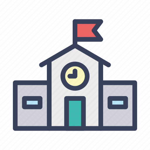Education, knowledge, school building, university icon - Download on Iconfinder