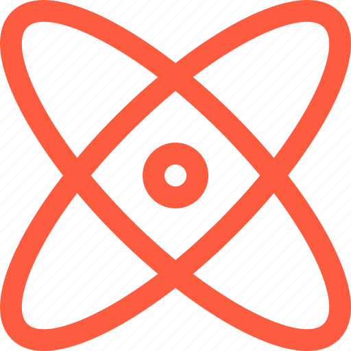 Atom, particle, physics, research, science, trajectory icon - Download on Iconfinder