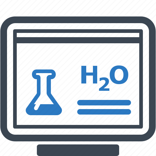Chemistry, computer, learning, online education icon - Download on Iconfinder