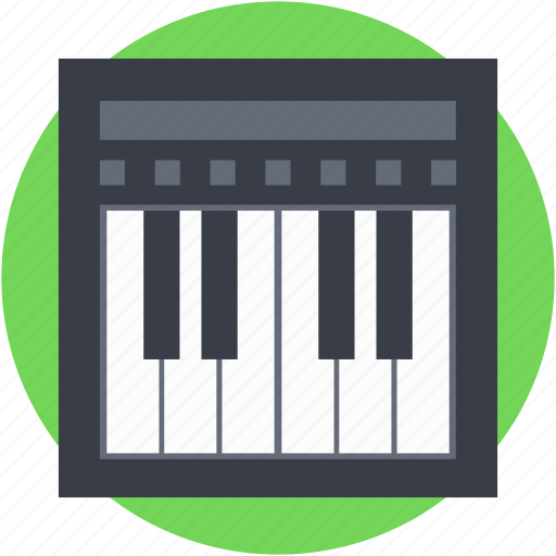 Digital keyboard, electronic keyboard, piano, piano keyboard, portable keyboard icon - Download on Iconfinder