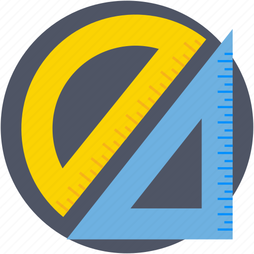 Degree square, degree tool, geometry tools, measuring tool, protractor icon - Download on Iconfinder