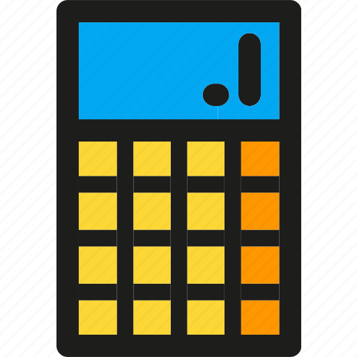 Calculator, business, currency, graph, mathematics, report icon - Download on Iconfinder