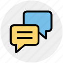 chat, comments, conversion, message, notification, social
