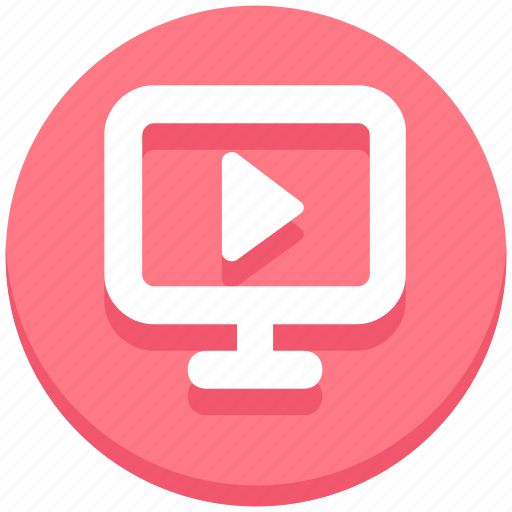 E-learning, education, lcd, media play, monitor, screen, video icon - Download on Iconfinder