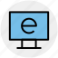 e learning, explore, internet, internet explorer, lcd, learning 
