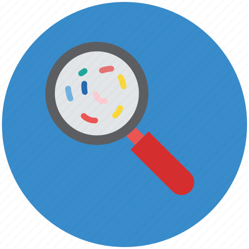 Find germs, looking to germs, magnifier, magnify, search, search germs icon - Download on Iconfinder