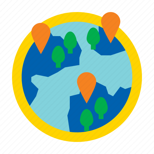 Earth, geography, globe, location icon - Download on Iconfinder