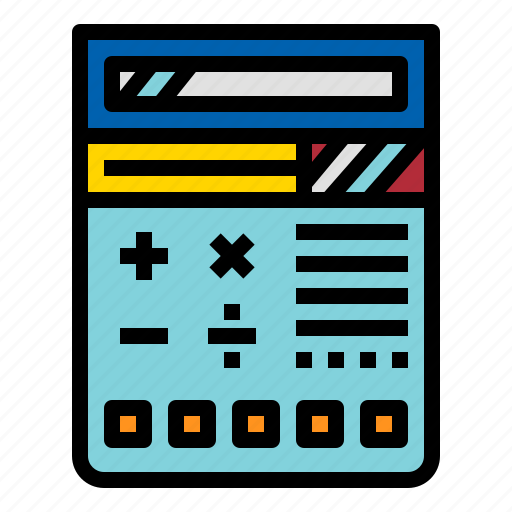 Calculate, calculator, education, math icon - Download on Iconfinder