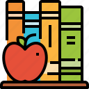 apple, books, education, library, study