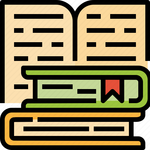 Book, bookmark, books, education, learning, library, study icon - Download on Iconfinder