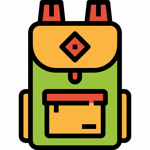 Backpack, bag, baggage, luggage, school icon - Download on Iconfinder