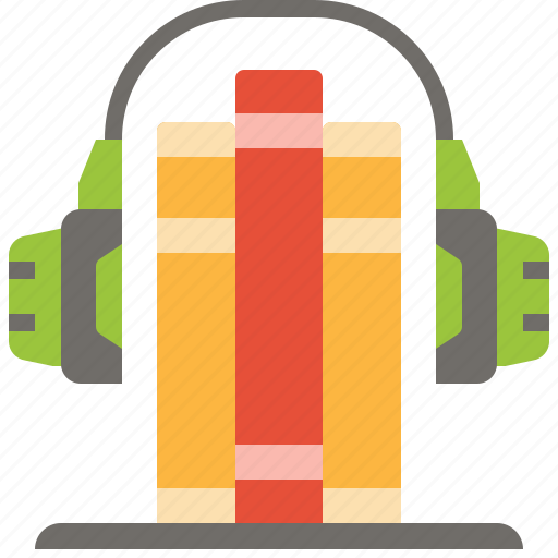 Audio, book, earphone, education, learning, online, study icon - Download on Iconfinder