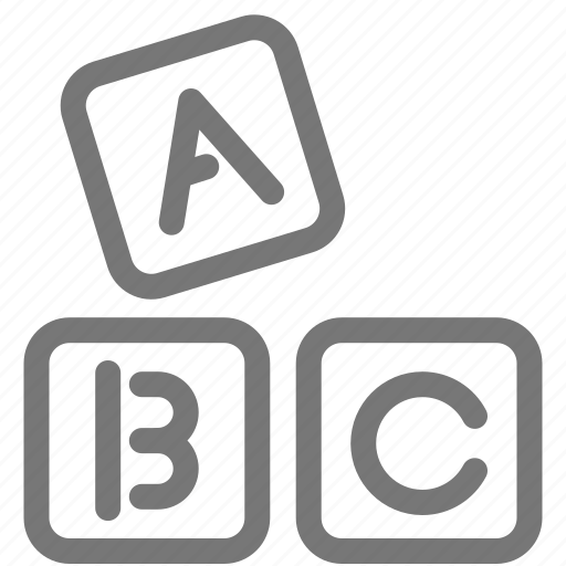 Abc, alphabet, block, english, school icon - Download on Iconfinder