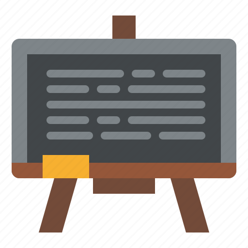 Blackboard, education, study, teaching icon - Download on Iconfinder