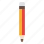pencil, school, stationary, tool 