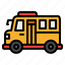 bus, car, school, vehicle