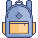 accessory, backpack, bag, baggage, luggage, rucksack