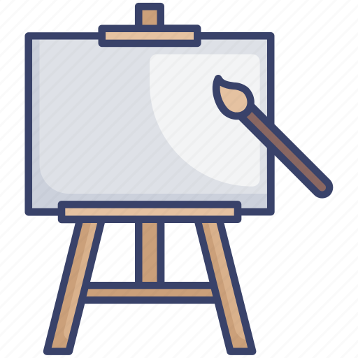 Brush, education, eisle, paint, painting, school icon - Download on Iconfinder