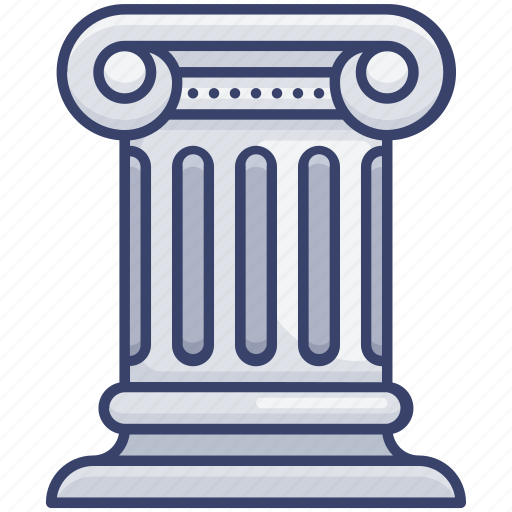 Building, construction, education, greek, pillar, school icon - Download on Iconfinder