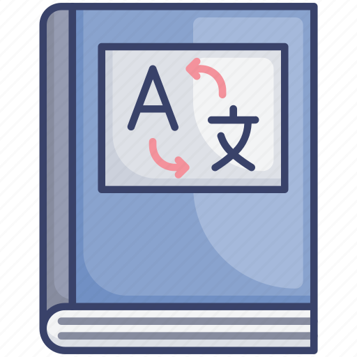 Book, education, language, notebook, school, translation icon - Download on Iconfinder