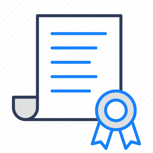 Document, education, learning, medal, paper, school icon - Download on Iconfinder