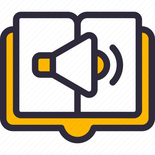 Audio, book, education, learning, study, elearning icon - Download on Iconfinder