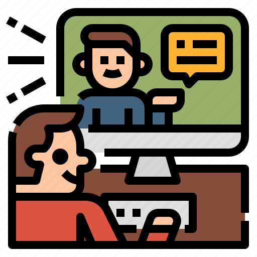Computer, study, e, learning, online, education icon - Download on Iconfinder