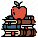knowledge, apple, education, study, books