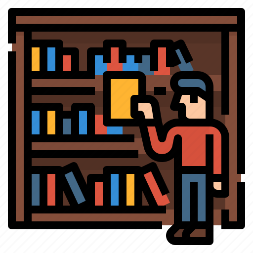 Read, reading, book, library, borrow icon - Download on Iconfinder