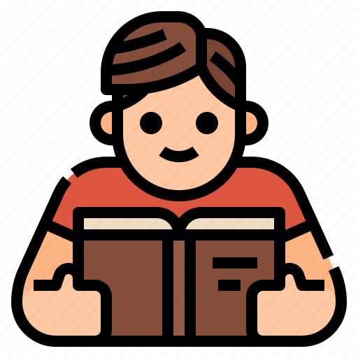 Read, reading, book, student, education icon - Download on Iconfinder