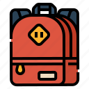 backpack, bag, school, carry, luggage